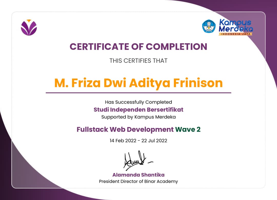 Fullstack Web Development