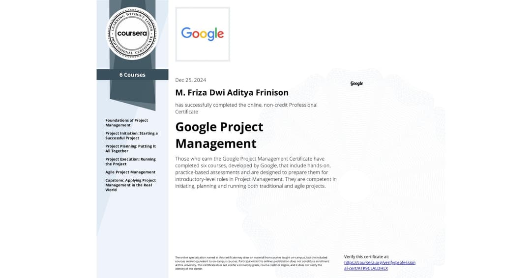Google Project Management